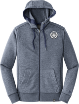 NJ Jets New Era French Terry Full-Zip Hoodie