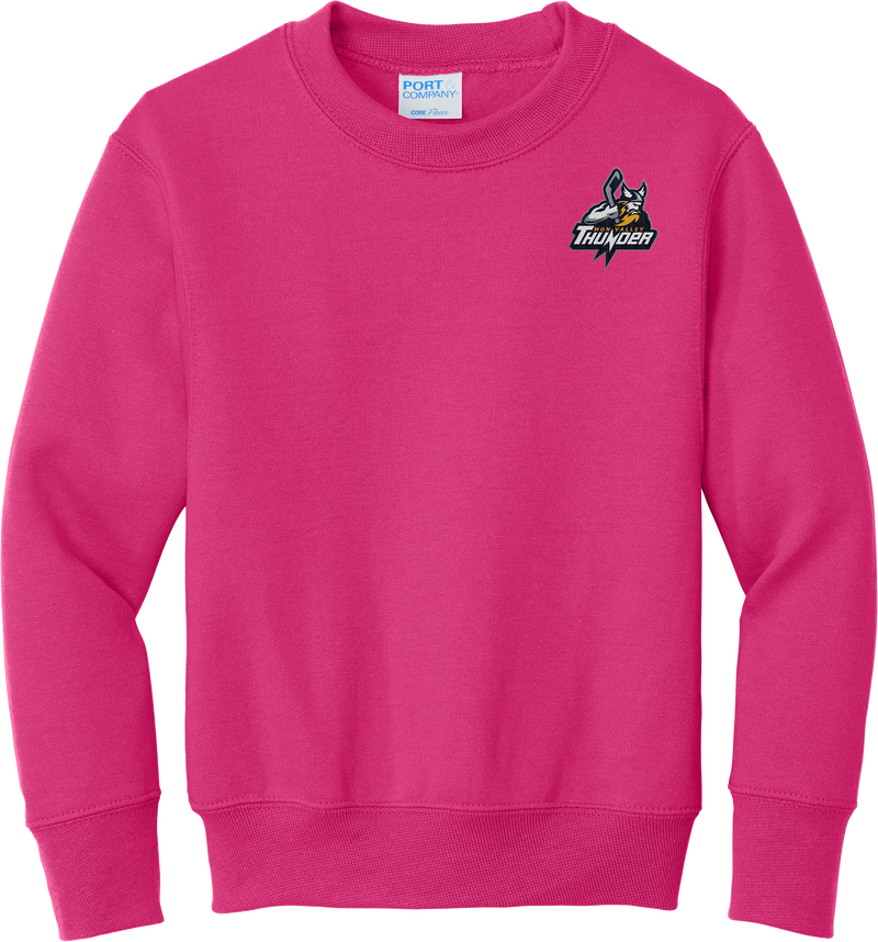 Mon Valley Thunder Youth Core Fleece Crewneck Sweatshirt