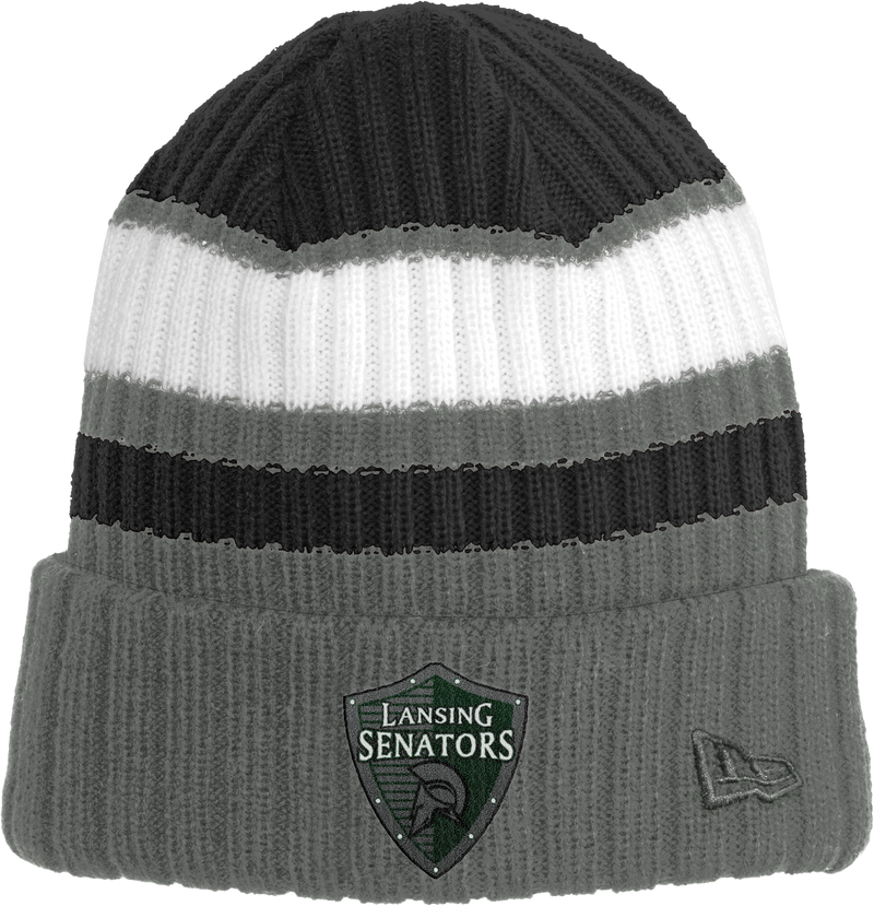 Lansing Senators New Era Ribbed Tailgate Beanie