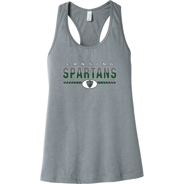 Lansing Spartans Womens Jersey Racerback Tank