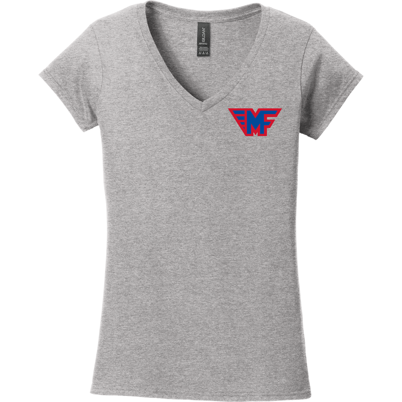 Mid-Fairfield Softstyle Ladies Fit V-Neck T-Shirt