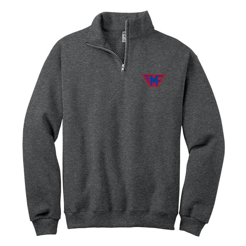 Mid-Fairfield NuBlend 1/4-Zip Cadet Collar Sweatshirt