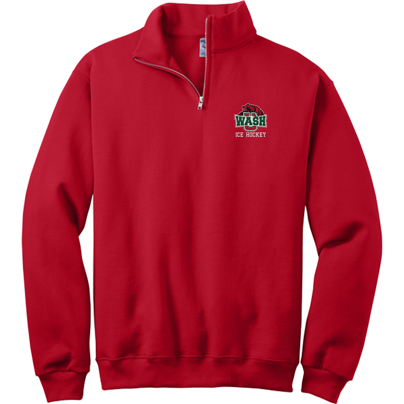 Wash U NuBlend 1/4-Zip Cadet Collar Sweatshirt