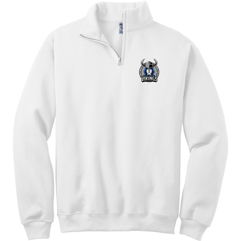 East Coast Vikings (Ladies) NuBlend 1/4-Zip Cadet Collar Sweatshirt