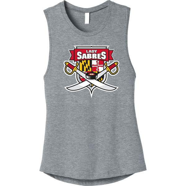 SOMD Lady Sabres Womens Jersey Muscle Tank