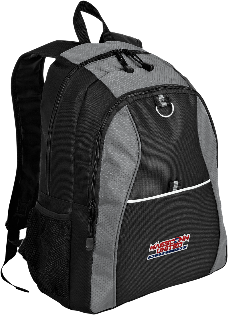 Mass Conn United Contrast Honeycomb Backpack