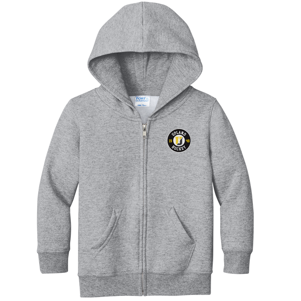 Upland Country Day School Toddler Core Fleece Full-Zip Hooded Sweatshirt