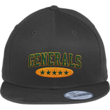 Red Bank Generals New Era Flat Bill Snapback Cap