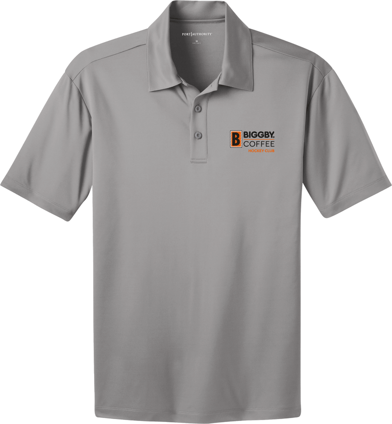 Biggby Coffee Hockey Club Adult Silk Touch Performance Polo