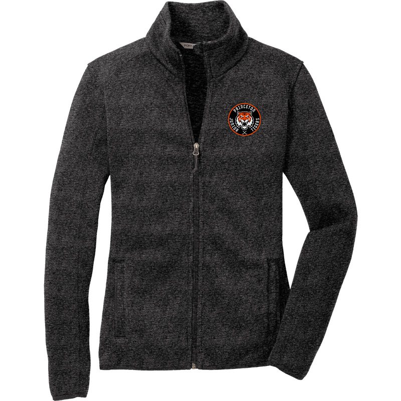 Princeton Jr. Tigers Ladies Sweater Fleece Jacket