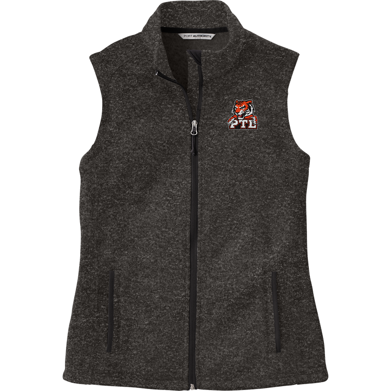 Princeton Tiger Lilies Ladies Sweater Fleece Vest