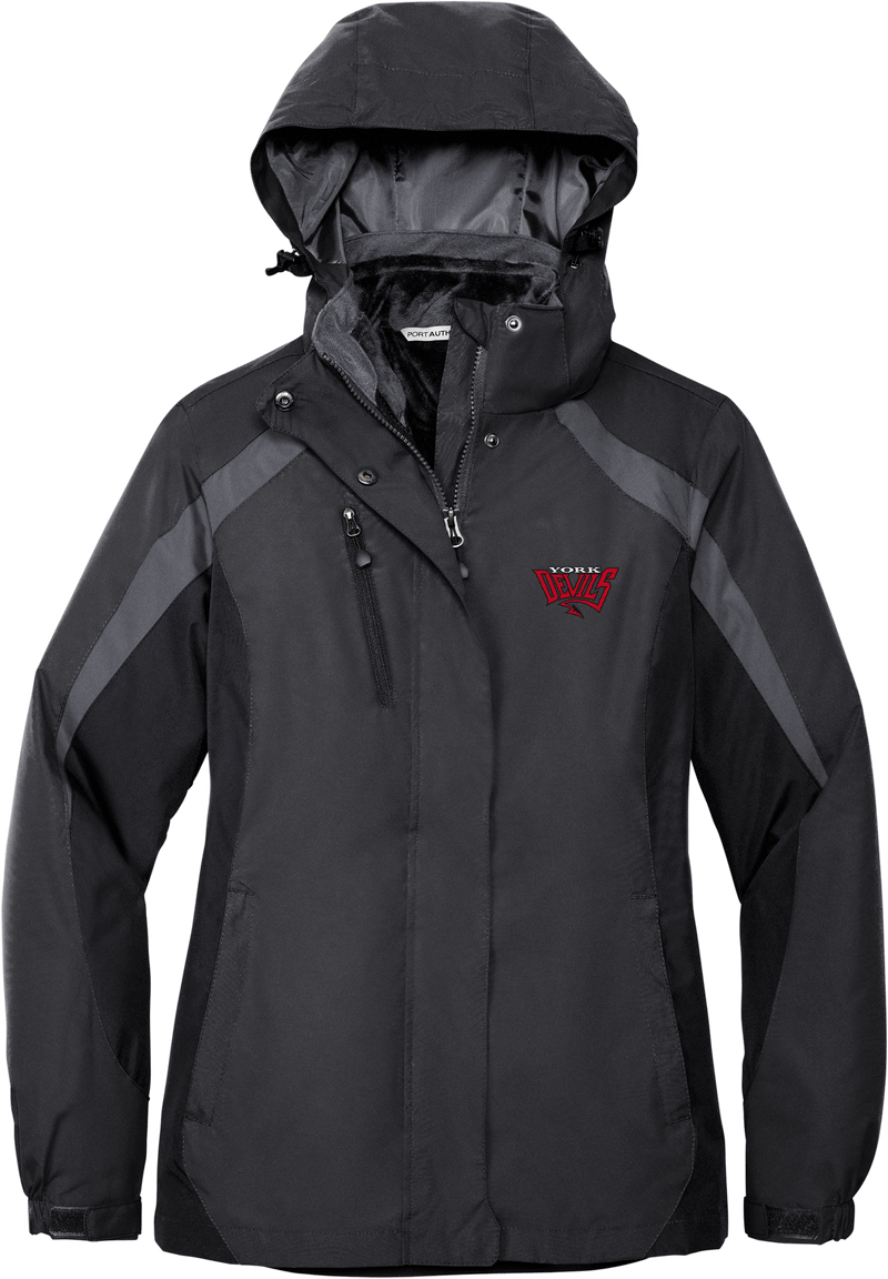 York Devils Ladies Colorblock 3-in-1 Jacket