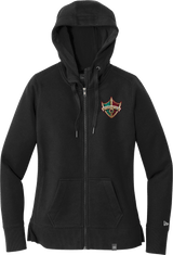 Delaware Ducks New Era Ladies French Terry Full-Zip Hoodie