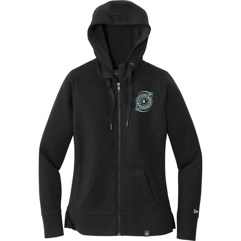 Brooklyn Aviators New Era Ladies French Terry Full-Zip Hoodie