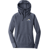 Mid-State Mustangs New Era Ladies Tri-Blend Fleece Pullover Hoodie