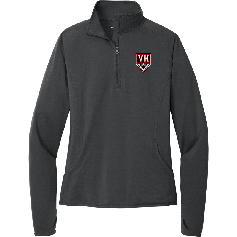 Young Kings Ladies Sport-Wick Stretch 1/4-Zip Pullover