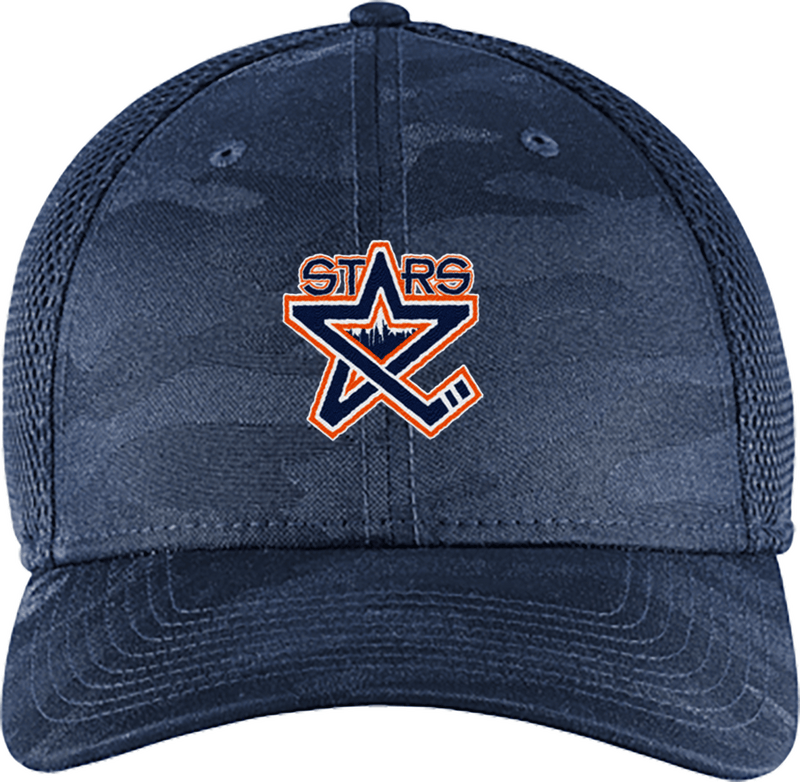 NY Stars New Era Tonal Camo Stretch Tech Mesh Cap