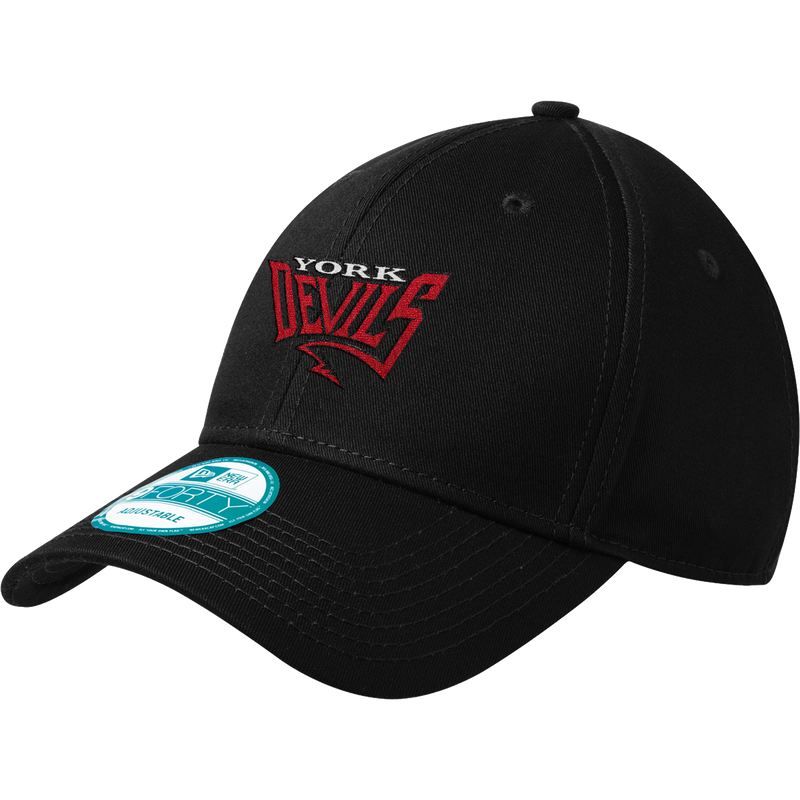 York Devils New Era Adjustable Structured Cap