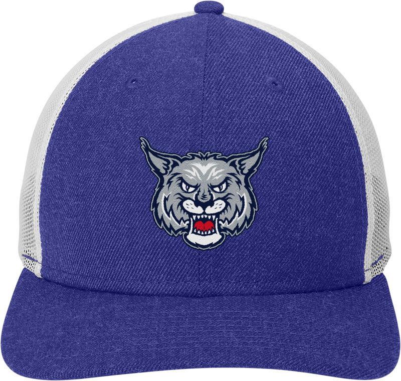 CT Bobcats New Era Snapback Low Profile Trucker Cap