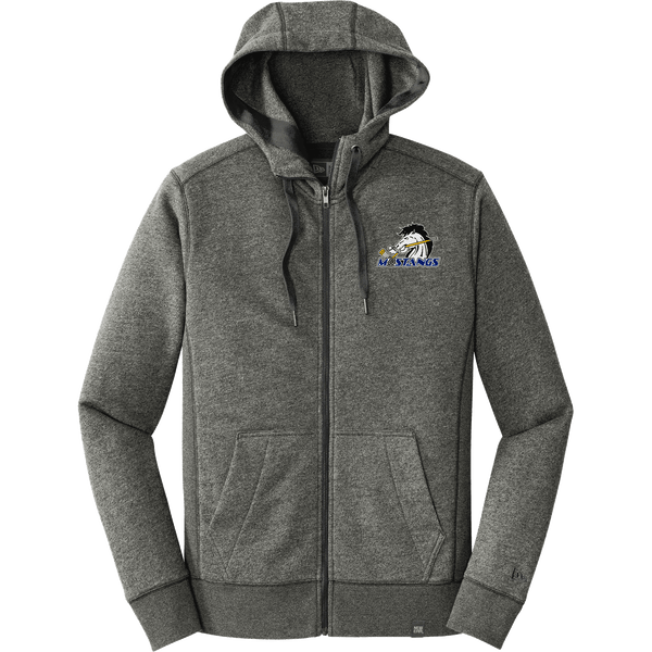 Mid-State Mustangs New Era French Terry Full-Zip Hoodie