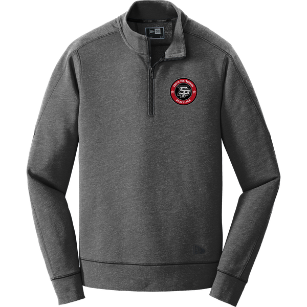 South Pittsburgh Rebellion New Era Tri-Blend Fleece 1/4-Zip Pullover