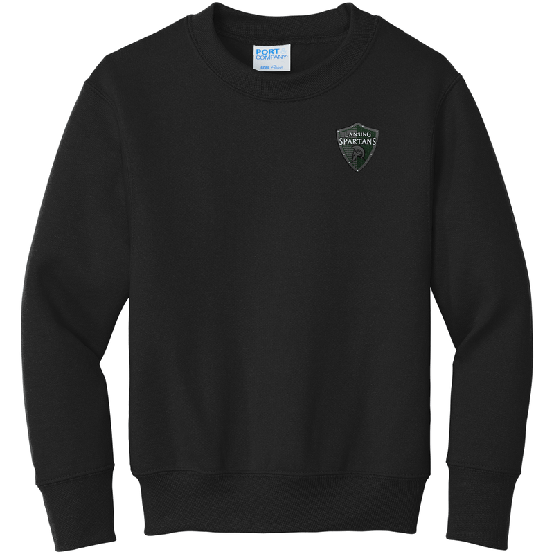 Lansing Spartans Youth Core Fleece Crewneck Sweatshirt