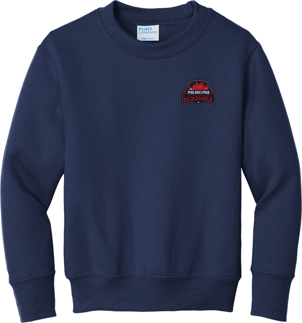 Philadelphia Resistance Youth Core Fleece Crewneck Sweatshirt