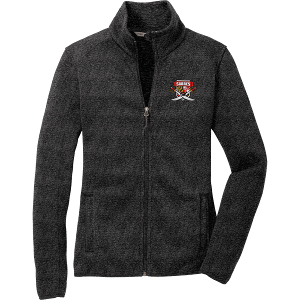 SOMD Sabres Ladies Sweater Fleece Jacket