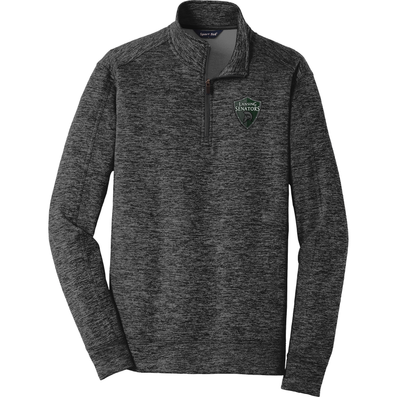 Lansing Senators PosiCharge Electric Heather Fleece 1/4-Zip Pullover