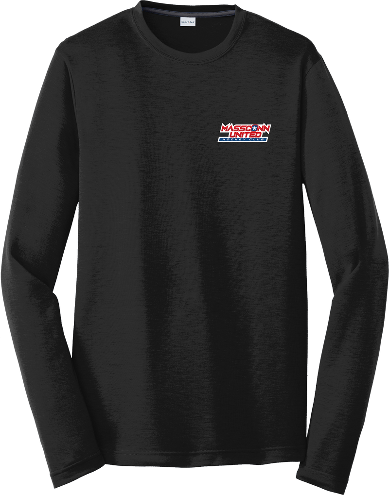 Mass Conn United Long Sleeve PosiCharge Competitor Cotton Touch Tee