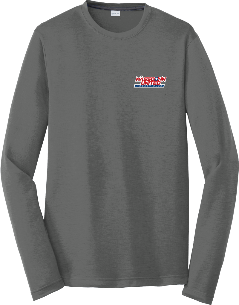 Mass Conn United Long Sleeve PosiCharge Competitor Cotton Touch Tee