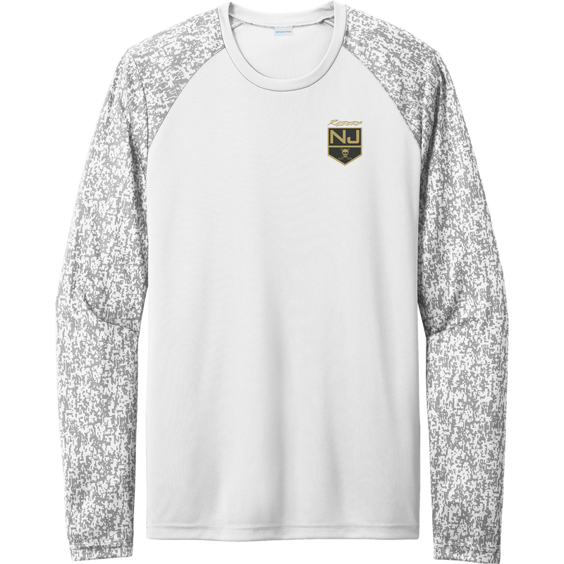 NJ Raiders Long Sleeve Digi Camo Tee