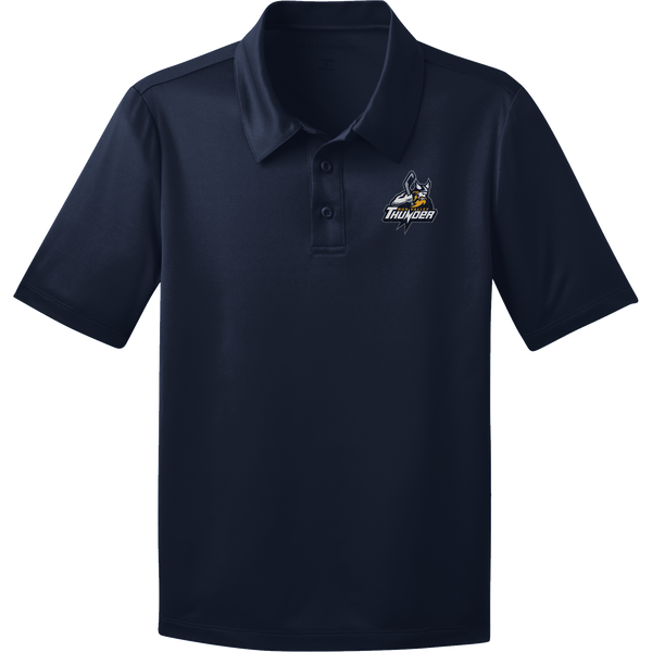 Mon Valley Thunder Youth Silk Touch Performance Polo