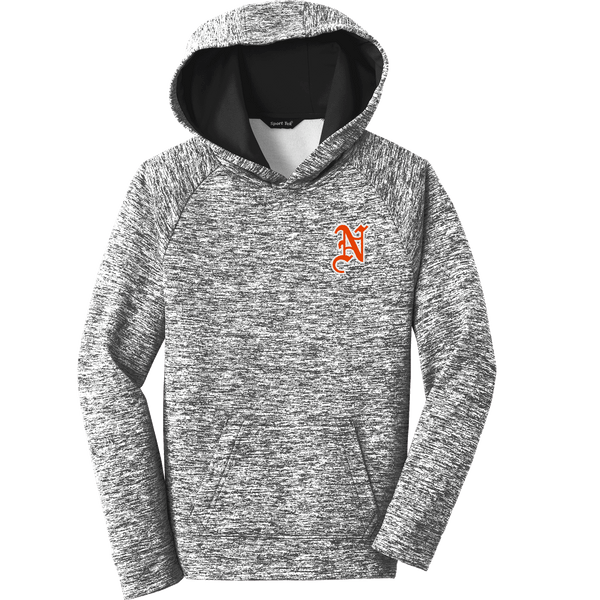 Midd North Hockey Youth PosiCharge Electric Heather Fleece Hooded Pullover