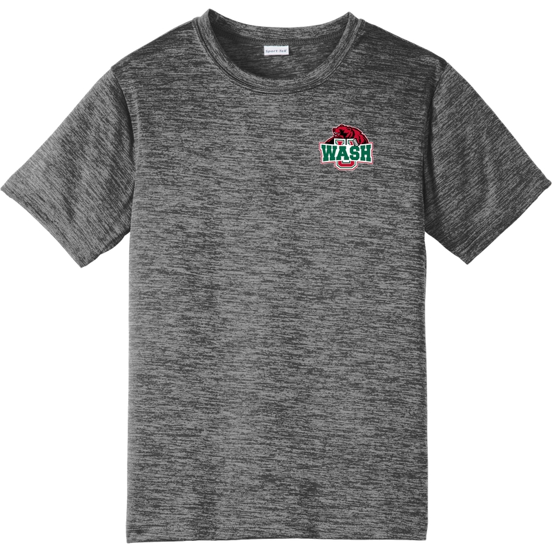 Wash U Youth PosiCharge Electric Heather Tee