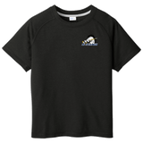 Mid-State Mustangs Youth PosiCharge Tri-Blend Wicking Raglan Tee